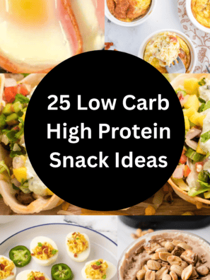 25 Low Carb High Protein Snack Ideas