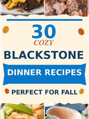 Fire up the griddle for these 30 cozy Blackstone dinner recipes perfect for fall! From smash burgers, patty melts and garlic butter steak bites to Blackstone fried rice, chicken quesadillas and steak udon, these easy Blackstone recipes bring bold flavor and that irresistible flat-top sear to every fall dinner. Whether you're looking for Blackstone griddle recipes for busy weeknights, easy griddle dinner ideas or comfort food Blackstone meals for cooler nights, this list has cozy fall dinner ideas the whole family will love. Save these Blackstone dinner ideas for your griddle recipes collection all season long!
