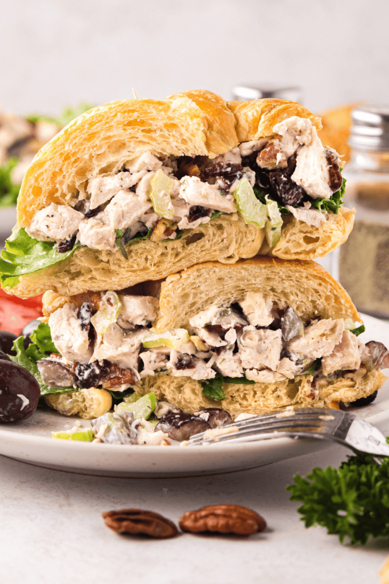 Amish Hot Chicken Salad easy baked casserole recipe with crunchy potato chip topping