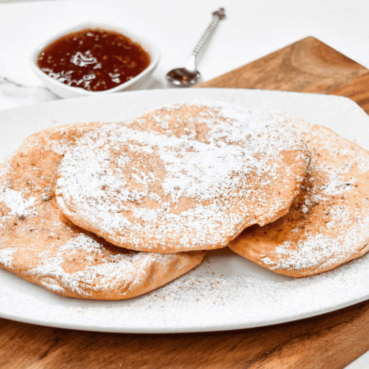 Copycat Buc-ee's Beaver Tail cinnamon pastry made with crescent dough