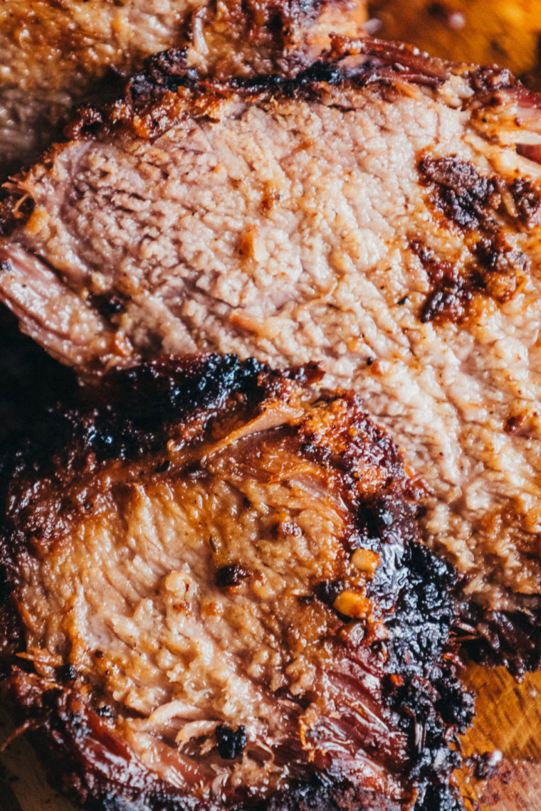 Chopped brisket point tossed in BBQ sauce, just like Buc-ee's chopped brisket