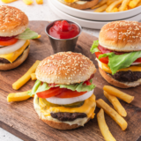 Copycat Steak 'n Shake double steakburger made with homemade steak and shake burger seasoning