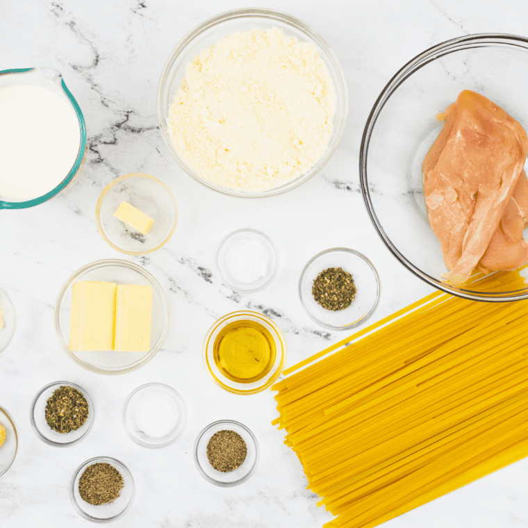 alt tag for picture of ingredients

Ingredients for copycat Fazoli's fettuccine Alfredo including fettuccine, butter, heavy cream, cream cheese, Parmesan, garlic, and parsley