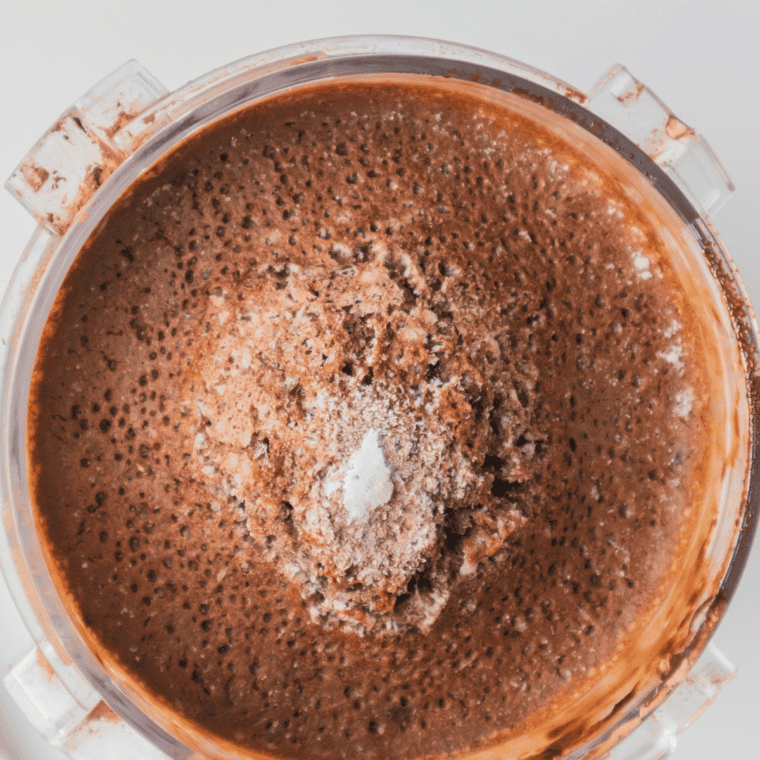 Frozen pint locked into the Ninja Creami and spun on the Ice Cream function into creamy milk chocolate ice cream