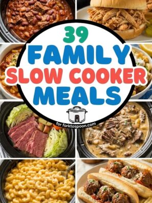 30+ Days of Slow Cooker Dinners for Families