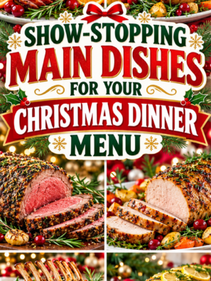 Show-Stopping Main Dishes for Your Christmas Dinner Menu