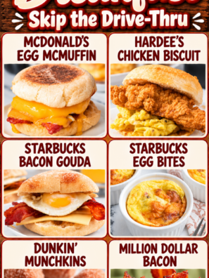 Copycat Breakfast Recipes (McDonald's, Starbucks, Dunkin' & More)