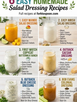 Easy Homemade Salad Dressing Recipes You'll Love