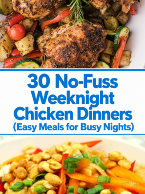 It’s 5:47 p.m., everyone’s hungry, and that pack of chicken isn’t going to cook itself. 😂🍗 These **30 No-Fuss Weeknight Chicken Dinners** take the stress out of “What’s for dinner?” From crispy air fryer chicken to slow cooker favorites, Instant Pot meals, and cozy casseroles, you’ll find easy ideas worth adding to your weekly meal plan! 👇 **Comment CHICKEN for the recipe collection!** Save this post for your next busy night. #ChickenRecipes #EasyDinner #WeeknightDinner #AirFryerChicken #FamilyDinner