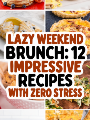 Quick Weekend Brunch Ideas That Look Impressive But Take No Effort