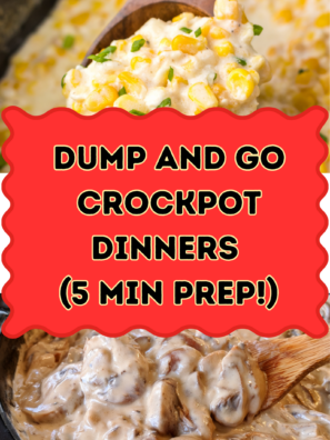23 Dump and Go Crockpot Dinners (5 Min Prep!)