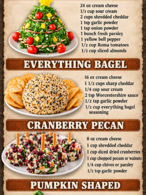 Easy Cheese Ball Recipes for Holiday Parties (Savory & Sweet)